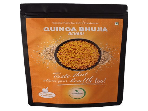 Greenland Quinoa Bhujia - Achari Flavour, Gluten Free, 140 g
