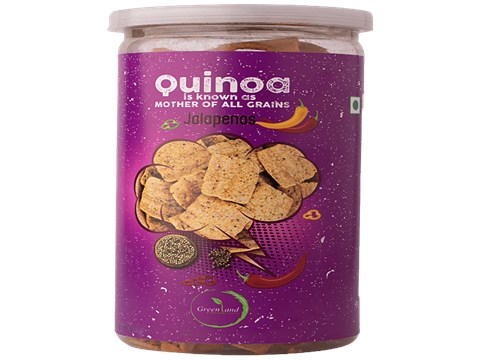 Greenland Quinoa Chips - Jalapeno Flavour, Rich In Protein, 135 g