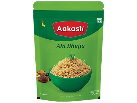 Aakash Namkeen - Alu Bhujia, Authentic Flavour & Taste, 900 g