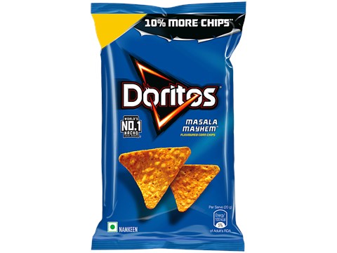 Doritos Nacho Chips - Masala Mayhem Flavoured, Party Bag, 167 g