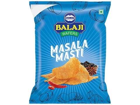 Balaji Masala Masti Wafers, 140 g