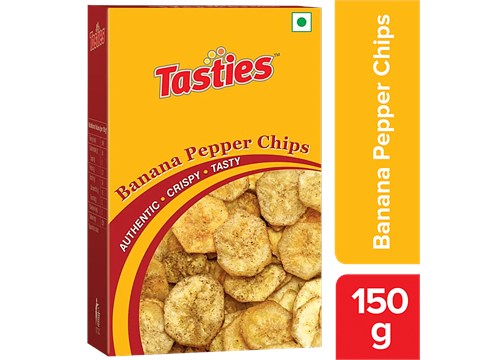 Tasties Banana Pepper Chips, 150 g