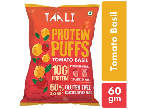 Taali Tomato Basil Roasted Protein Puffs, 60 g