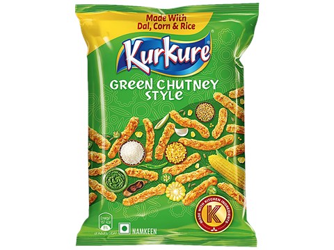Kurkure Green Chutney Style Namkeen, 36 g