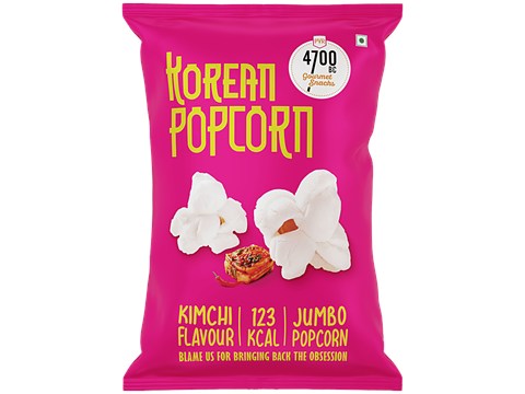 4700BC Kimchi Flavour Korean Jumbo Popcorn, 25 g