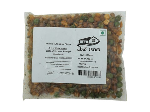 Sln   Mixed Masala Nuts, 100 g