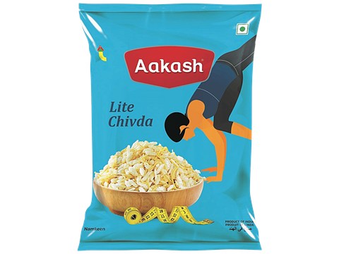Aakash Lite Chiwda - Authentic Taste & Flavour, Crunchy, 150 g