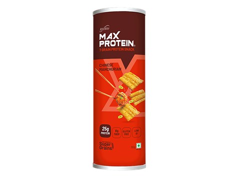 RiteBite Max Protein Chinese Manchurian 20g Protein Chips, 120 g