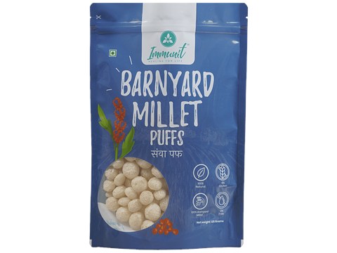 Immunit Barnyard Millet/Sanwa Puffs, 125 g