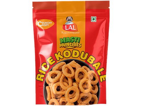 Lal Masti Munchies Rice Kodubale, 150 g