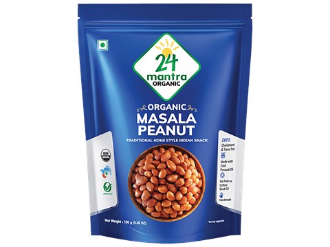 24 Mantra Organic Masala Peanut, 150 g