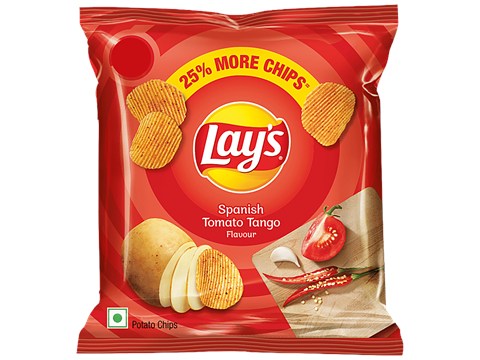 Lay's Spanish Tomato Tango Flavour Potato Chips, 12 g