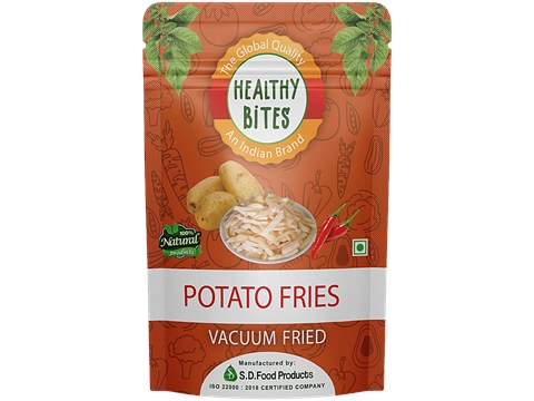 Healthy Bites Vacuum Fried Potato Finger Chips, 90 g