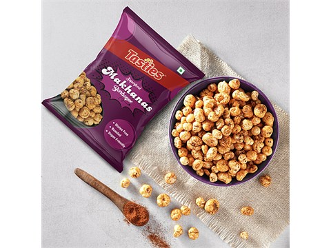 Tasties Barbeque Makhanas - Roasted, Vegan & Gluten Free, 25 g