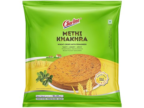 Charliee Diet Methi Khakhara, 150 g