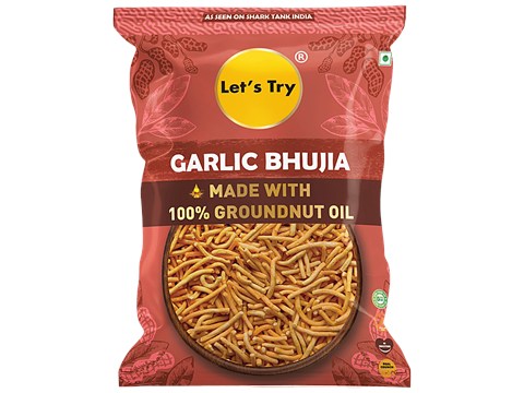 Let's Try Garlic Bhujia, 180 g