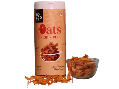 Nocap Foods Peri Peri Oats Chips, 150 g