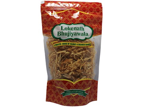 Lokenath Bhujiyawala Plain Laccha - Thread Chips, Salted, Perfect For Teatime, 160 g