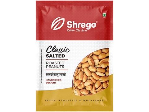 Shrego Classic Salted Roasted Peanuts, 360 g