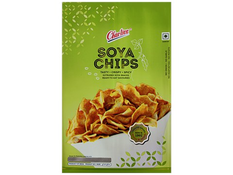 Charliee Munchie Snacks Soya Chips, 170 g