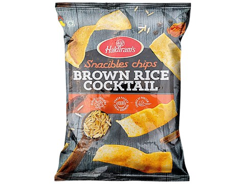 Haldiram's Chips Brown Rice Cocktail - Ready To Eat Savouries, 55 g