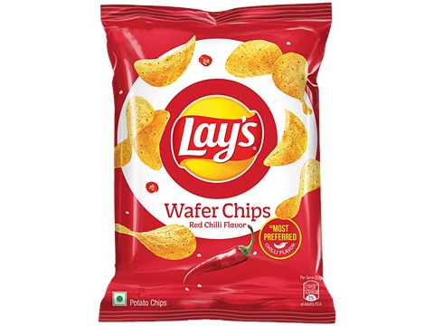 Lay's RedChilliFlavour Wafer Chips, 23 g