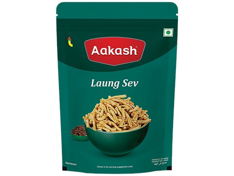 Aakash Namkeen - Laung Sev, Authentic Taste & Flavour, Crunchy, 900 g