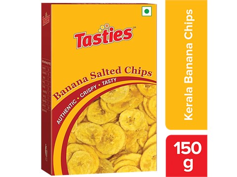 Tasties Banana Salted Chips, 150 g