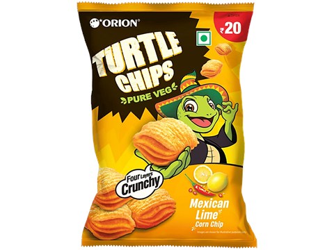 Orion Mexican Lime Corn Turtle Chips, 35 g