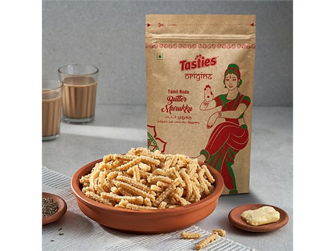 Tasties Origins Butter Murukku, 150 g