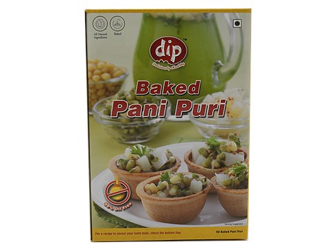 Dip Baked Pani Puri, 40 g