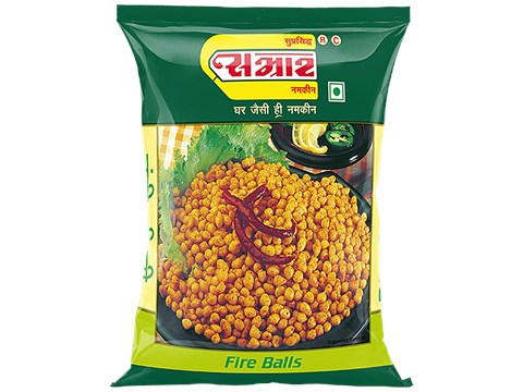 Samrat Namkeen Bundi Tikhi Namkeen - Fire Balls, Crispy & Spicy, Indian Snack 40 g, 40 g