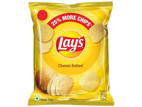 Lay's Classic Salted Potato Chips, 23 g
