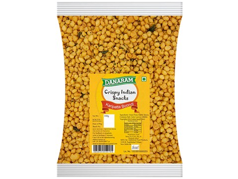 Danaram Crispy Indian Snacks - Karipatta Boondi, 180 g