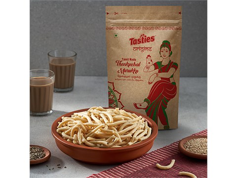 Tasties Origins Thenkuzhal Murukku Sev, 150 g