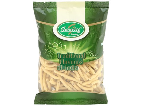 Gurujee Namkeen Rice Stick Muruku - Rich, Crispy, Ready To Eat Savouries, No Preservatives, 150 g