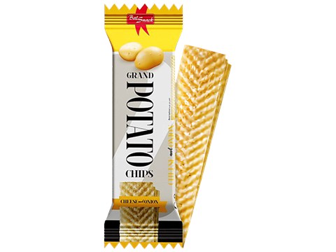 Bal Snack Grand Potato Chips - Cheese & Onion, Crispy, 60 g