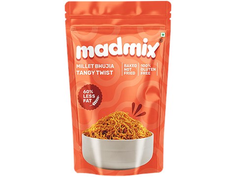 Madmix Tangy Twist Jowar Bhujia, 125 g