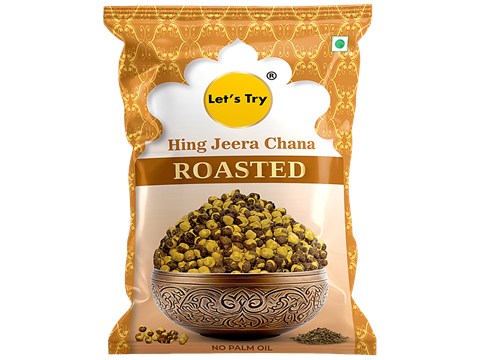 Let's Try Hing Jeera Chana Roasted, 180 g