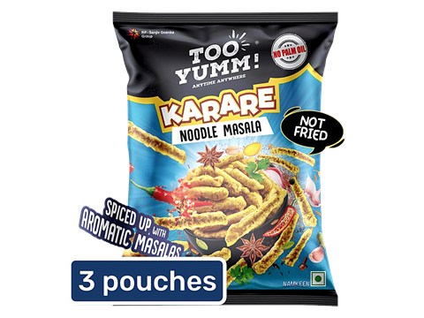 Too Yumm! Karare Noodle Masala Flavoured Crisps, 3x71.5 g