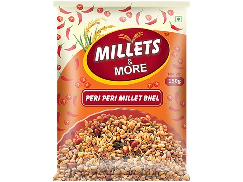 Millets & More Peri Peri Millet Bhel, 150 g