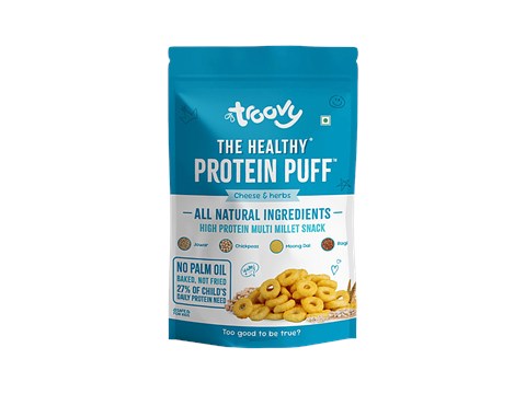 Troovy The Healthy Cheese & Herbs Protein Puff, 40 g