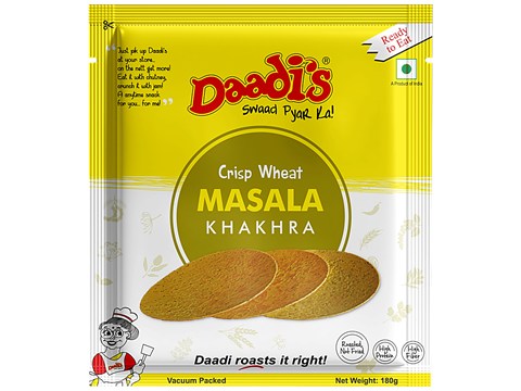 Daadi's Golden Wheat Crisps - Masala Khakhra, 180 g