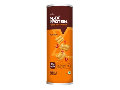 RiteBite Max Protein Peri Peri 20g Protein Chips, 120 g