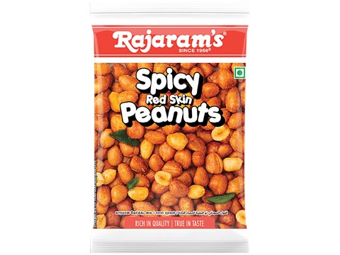 Rajaram's Spicy Red Skin Peanuts, 75 g