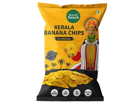 Beyond Snack Salt & Black Pepper Kerala Banana Chips, 125 g
