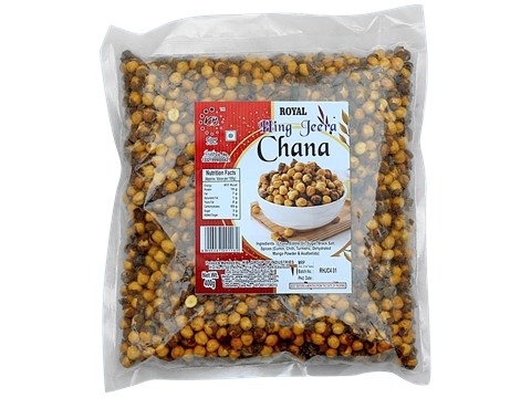 Royal Chana - Hing Jeera, Crunchy Snack, 400 g