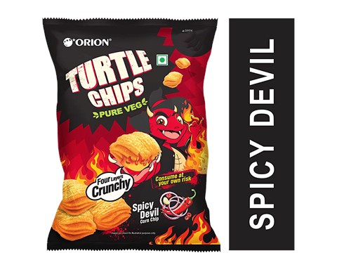 Orion Turtle Chips - Spicy Devil, 70 g