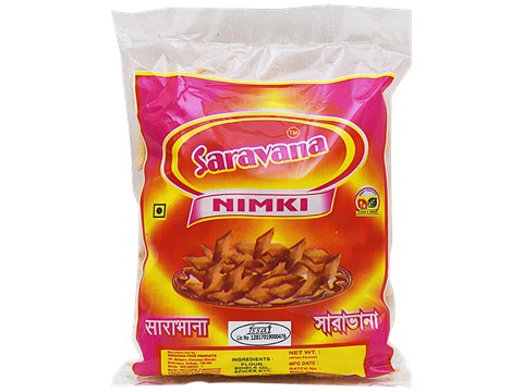 SARAVANA Nimki - Namkeen, Crispy & Crunchy Snack, 130 g