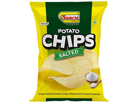 Samrat Namkeen Alu Wafer Namkeen - Salted, Potato Chips, Crispy, 30 g